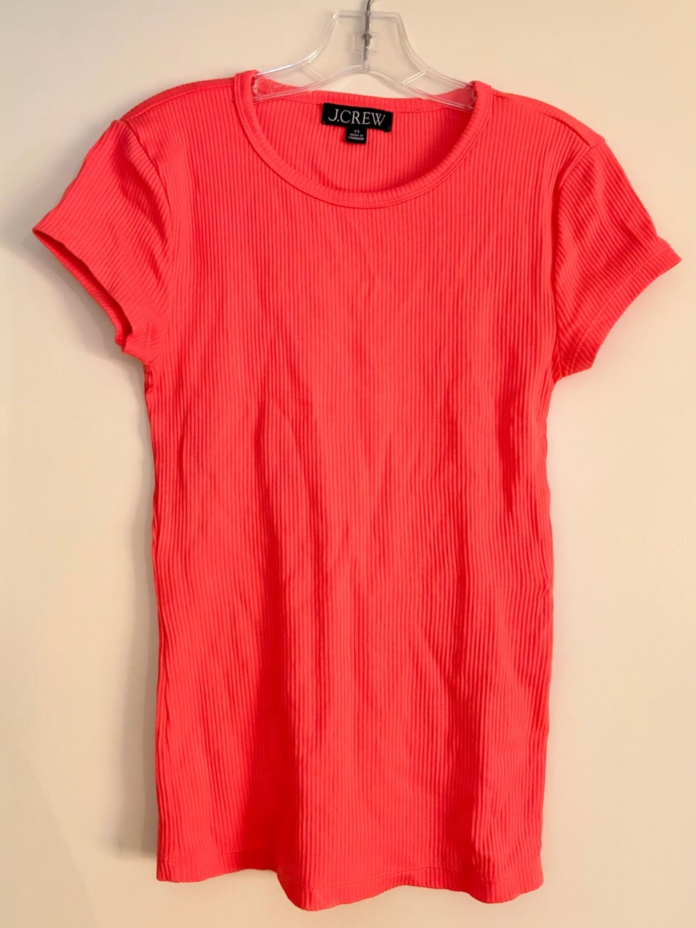 J.Crew Bright Pink Tee - New Without Tags